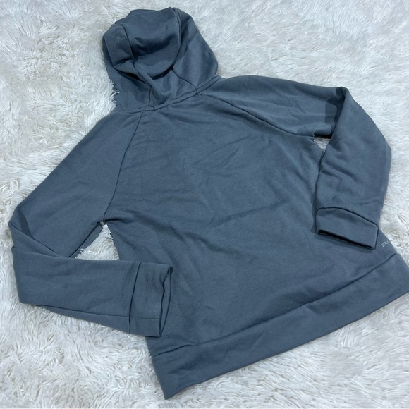 Nike Hoodie Youth Small Logo Pocket Gray Long Sleeves Medium - Picture 4 of 9